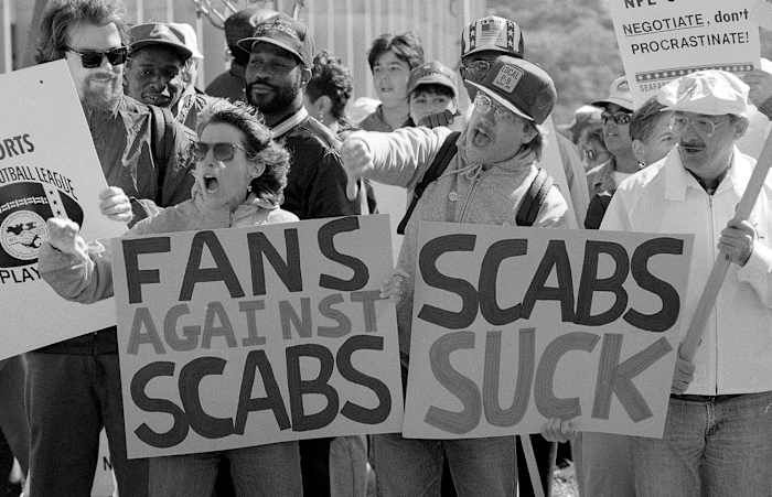 The NFL was as divided as it’s ever been during the ’87 strike.
